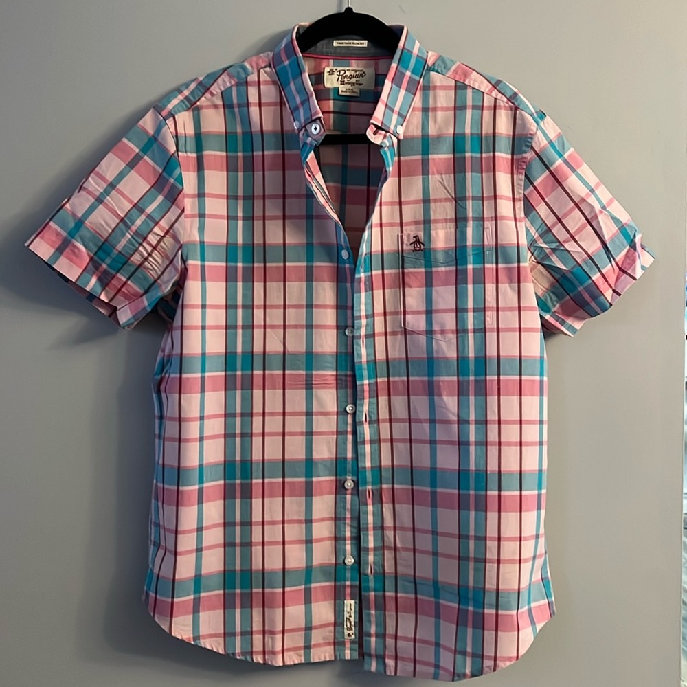 Penguin Short Sleeve Button Down